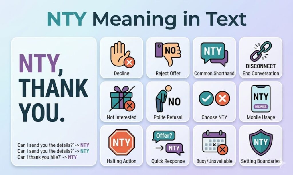 NTY Meaning in Text