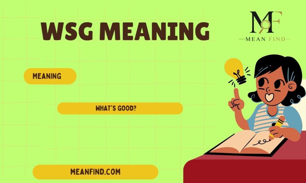 What Does WSG Meaning? Texting & Snapchat Explained