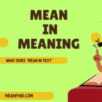 What Does "Mean in Text"